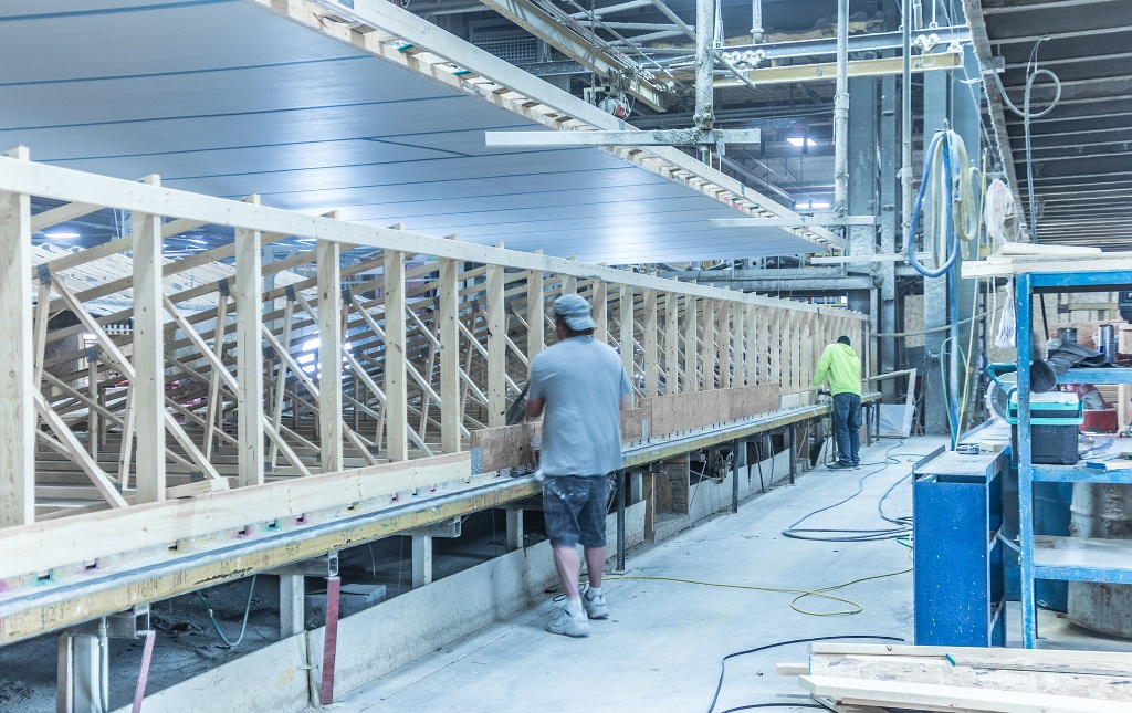 Solitaire Homes build single and double section homes in protected manufacturing facilities