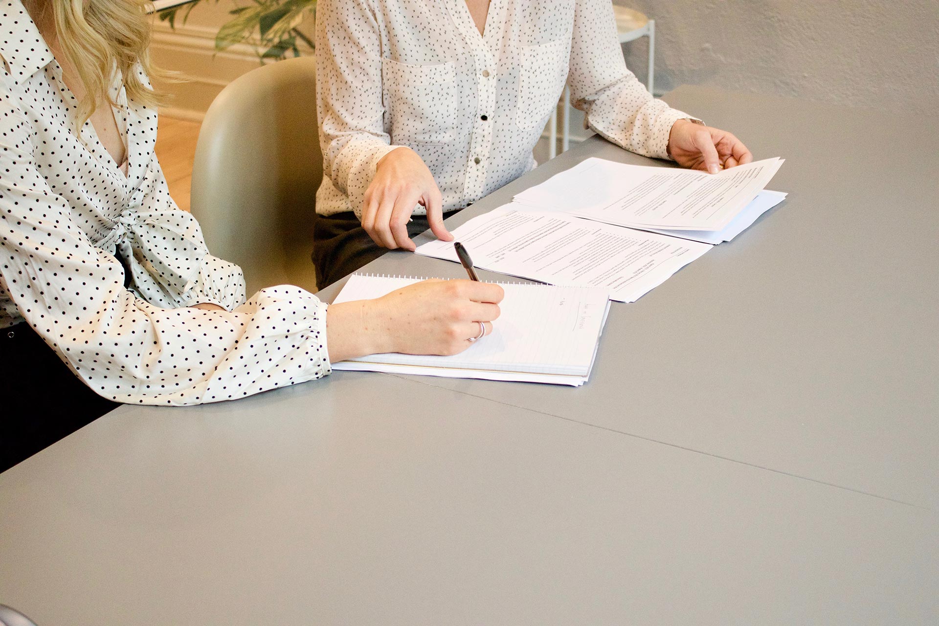homebuyers working on their financing application